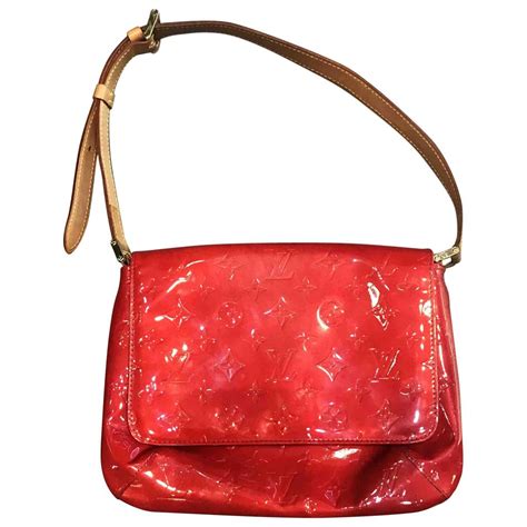 louis vuitton handbag red|Louis Vuitton with red inside.